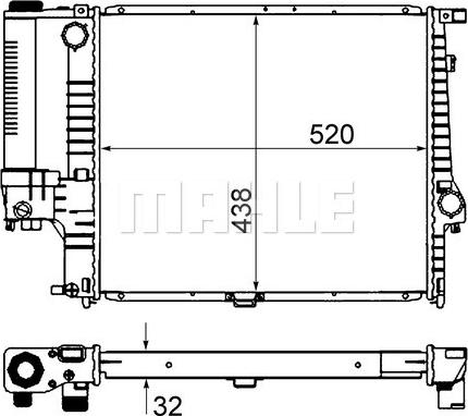 Wilmink Group WG2183402 - Radiators, Motora dzesēšanas sistēma ps1.lv