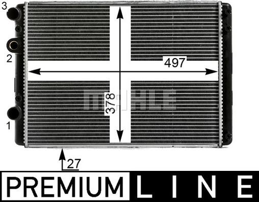 Wilmink Group WG2183413 - Radiators, Motora dzesēšanas sistēma ps1.lv