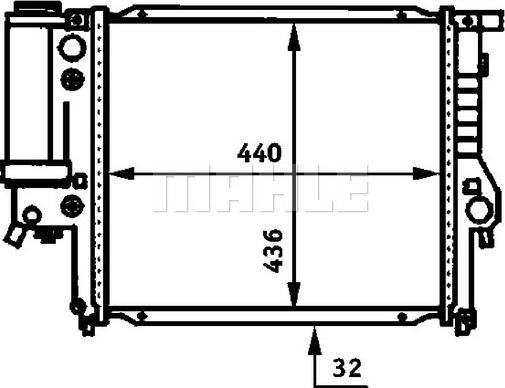 Wilmink Group WG2183484 - Radiators, Motora dzesēšanas sistēma ps1.lv