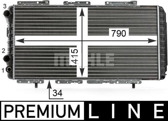 Wilmink Group WG2183488 - Radiators, Motora dzesēšanas sistēma ps1.lv