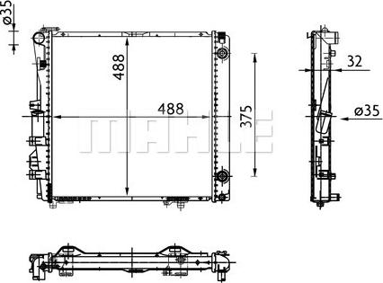 Wilmink Group WG2183487 - Radiators, Motora dzesēšanas sistēma ps1.lv