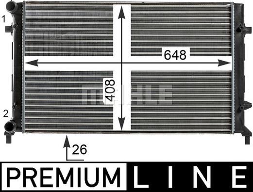 Wilmink Group WG2183430 - Radiators, Motora dzesēšanas sistēma ps1.lv