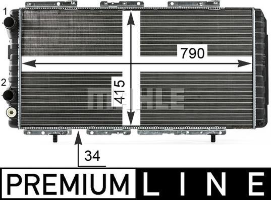 Wilmink Group WG2183479 - Radiators, Motora dzesēšanas sistēma ps1.lv