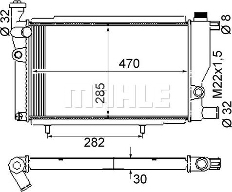 Wilmink Group WG2183599 - Radiators, Motora dzesēšanas sistēma ps1.lv