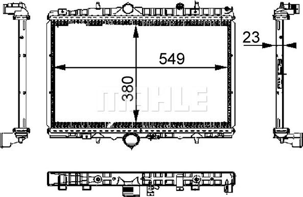 Wilmink Group WG2183554 - Radiators, Motora dzesēšanas sistēma ps1.lv