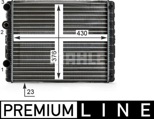 Wilmink Group WG2183588 - Radiators, Motora dzesēšanas sistēma ps1.lv