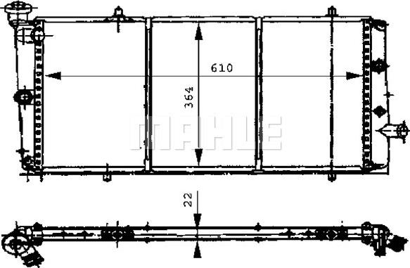 Wilmink Group WG2183617 - Radiators, Motora dzesēšanas sistēma ps1.lv