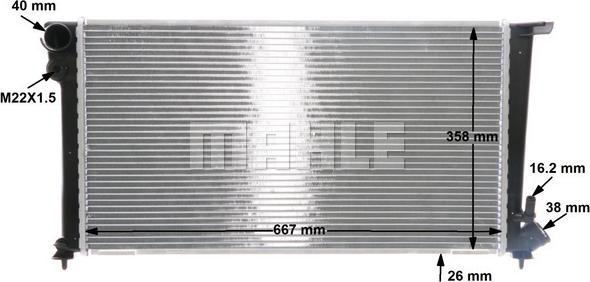 Wilmink Group WG2183686 - Radiators, Motora dzesēšanas sistēma ps1.lv