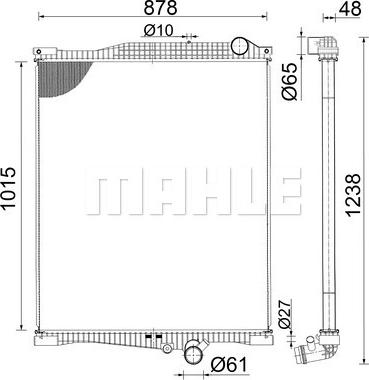 Wilmink Group WG2183091 - Radiators, Motora dzesēšanas sistēma ps1.lv