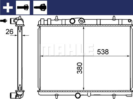 Wilmink Group WG2183042 - Radiators, Motora dzesēšanas sistēma ps1.lv