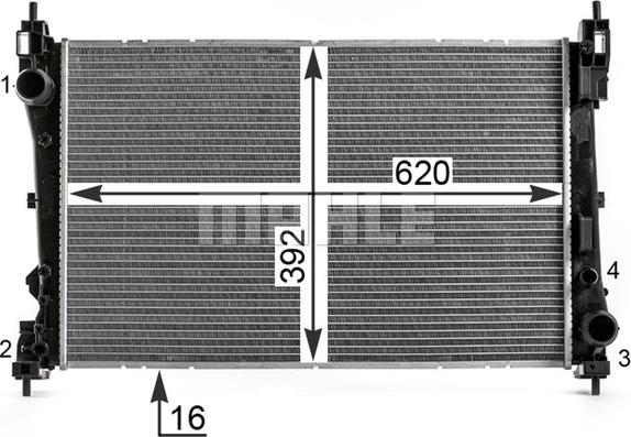 Wilmink Group WG2183010 - Radiators, Motora dzesēšanas sistēma ps1.lv