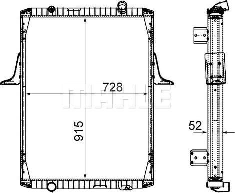 Wilmink Group WG2183084 - Radiators, Motora dzesēšanas sistēma ps1.lv