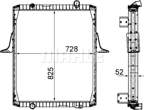 Wilmink Group WG2183085 - Radiators, Motora dzesēšanas sistēma ps1.lv