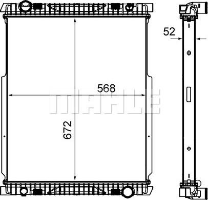 Wilmink Group WG2183082 - Radiators, Motora dzesēšanas sistēma ps1.lv