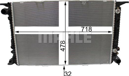 Wilmink Group WG2183150 - Radiators, Motora dzesēšanas sistēma ps1.lv