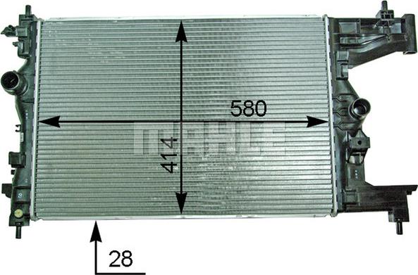 Wilmink Group WG2183114 - Radiators, Motora dzesēšanas sistēma ps1.lv