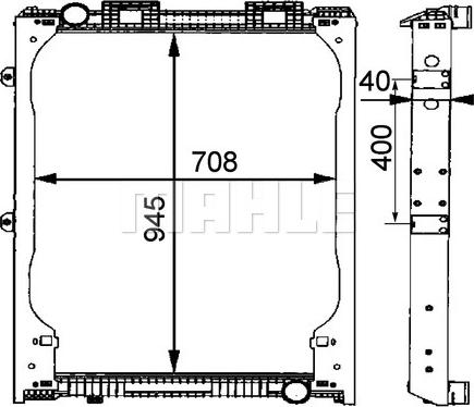 Wilmink Group WG2183895 - Radiators, Motora dzesēšanas sistēma ps1.lv