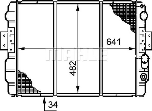 Wilmink Group WG2183841 - Radiators, Motora dzesēšanas sistēma ps1.lv