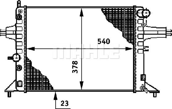 Wilmink Group WG2183857 - Radiators, Motora dzesēšanas sistēma ps1.lv