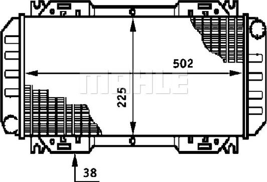 Wilmink Group WG2183825 - Radiators, Motora dzesēšanas sistēma ps1.lv