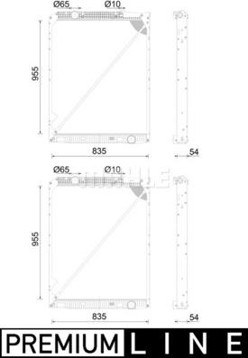 Wilmink Group WG2183879 - Radiators, Motora dzesēšanas sistēma ps1.lv