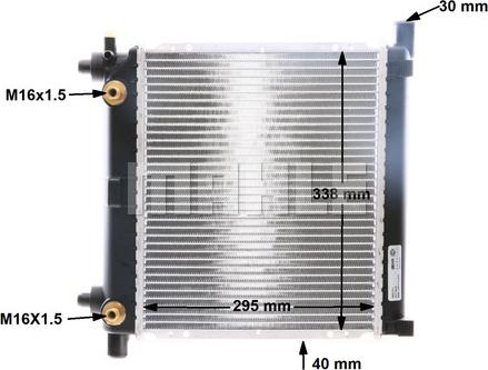 Wilmink Group WG2183351 - Radiators, Motora dzesēšanas sistēma ps1.lv