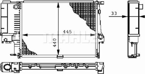 Wilmink Group WG2183302 - Radiators, Motora dzesēšanas sistēma ps1.lv