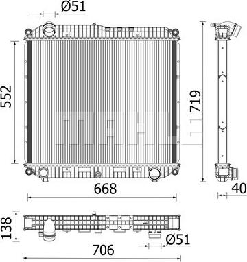 Wilmink Group WG2183380 - Radiators, Motora dzesēšanas sistēma ps1.lv