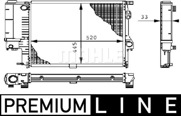 Wilmink Group WG2183324 - Radiators, Motora dzesēšanas sistēma ps1.lv