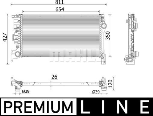 Wilmink Group WG2183295 - Radiators, Motora dzesēšanas sistēma ps1.lv