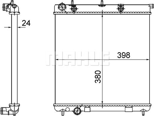 Wilmink Group WG2183750 - Radiators, Motora dzesēšanas sistēma ps1.lv