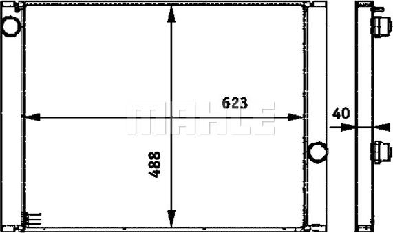 Wilmink Group WG2183780 - Radiators, Motora dzesēšanas sistēma ps1.lv