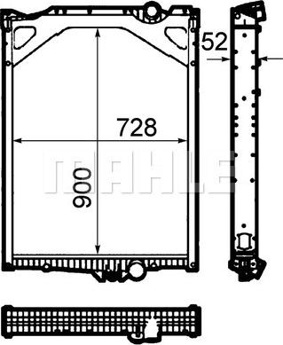 Wilmink Group WG2182954 - Radiators, Motora dzesēšanas sistēma ps1.lv