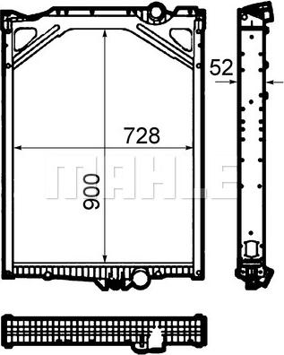 Wilmink Group WG2182950 - Radiators, Motora dzesēšanas sistēma ps1.lv