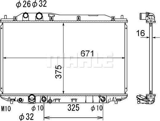 Wilmink Group WG2182926 - Radiators, Motora dzesēšanas sistēma ps1.lv