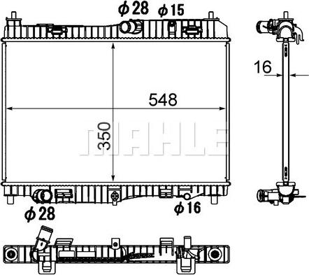 Wilmink Group WG2182928 - Radiators, Motora dzesēšanas sistēma ps1.lv