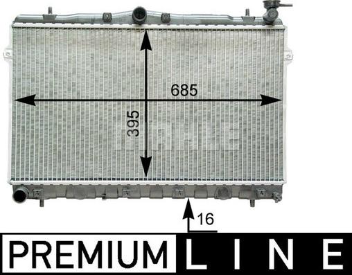 Wilmink Group WG2182491 - Radiators, Motora dzesēšanas sistēma ps1.lv