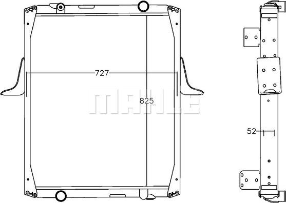 Wilmink Group WG2182462 - Radiators, Motora dzesēšanas sistēma ps1.lv