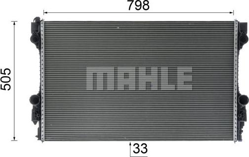 Wilmink Group WG2182405 - Radiators, Motora dzesēšanas sistēma ps1.lv