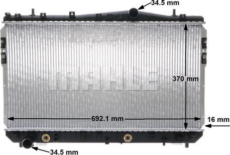 Wilmink Group WG2182520 - Radiators, Motora dzesēšanas sistēma ps1.lv