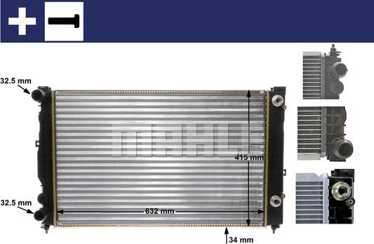 Wilmink Group WG2182528 - Radiators, Motora dzesēšanas sistēma ps1.lv