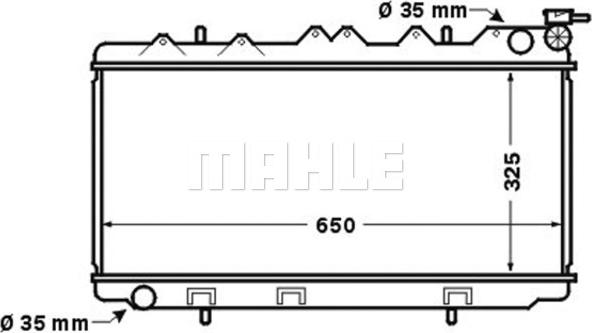 Wilmink Group WG2182666 - Radiators, Motora dzesēšanas sistēma ps1.lv