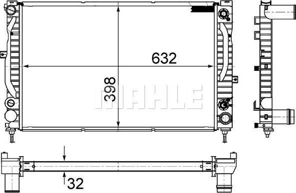 Wilmink Group WG2182607 - Radiators, Motora dzesēšanas sistēma ps1.lv