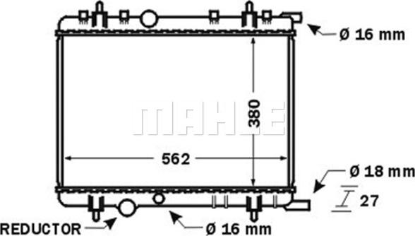 Wilmink Group WG2182628 - Radiators, Motora dzesēšanas sistēma ps1.lv