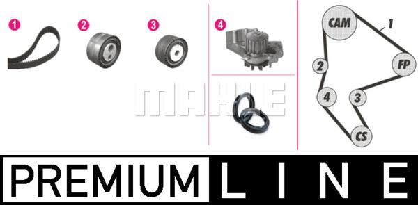 Wilmink Group WG2182158 - Ūdenssūknis + Zobsiksnas komplekts ps1.lv