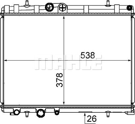 Wilmink Group WG2182896 - Radiators, Motora dzesēšanas sistēma ps1.lv