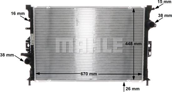 Wilmink Group WG2182863 - Radiators, Motora dzesēšanas sistēma ps1.lv