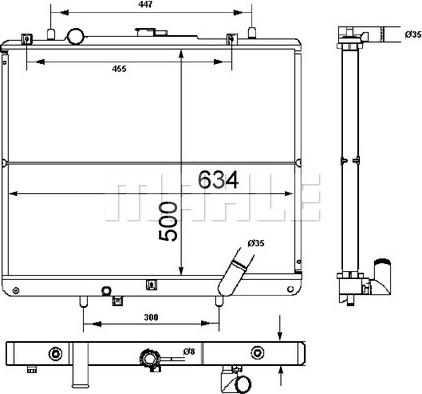 Wilmink Group WG2182862 - Radiators, Motora dzesēšanas sistēma ps1.lv