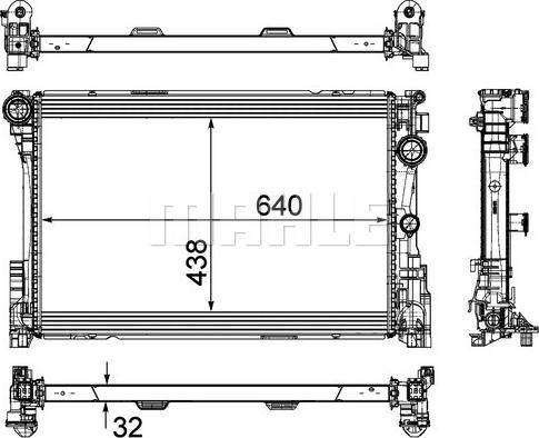 Wilmink Group WG2182818 - Radiators, Motora dzesēšanas sistēma ps1.lv