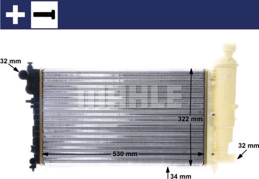 Wilmink Group WG2182821 - Radiators, Motora dzesēšanas sistēma ps1.lv